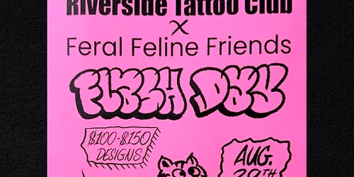 Riverside Tattoo Club FLASH DAY!