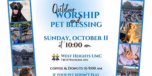 Outdoor Worship & Pet Blessing
