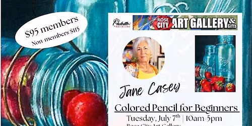 Colored Pencil Art Class with Jane Casey