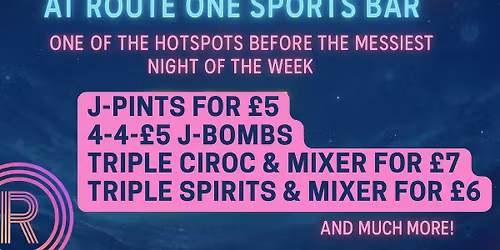 OCEAN WEDNESDAYS @ ROUTE ONE