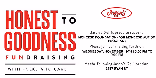 Jason's Deli Fundraiser