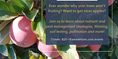 Backyard Orchard Maintenance Class