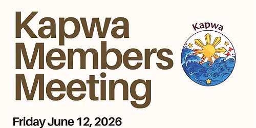 June 2026 Kapwa Members Meeting