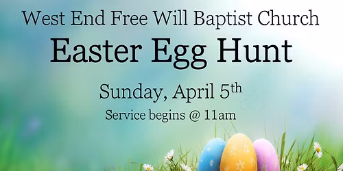 Easter Egg Hunt at West End Church