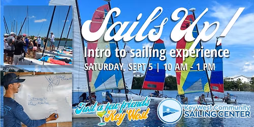 Sails Up: Intro to Sailing Experience