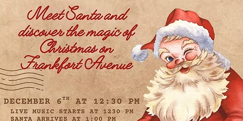 Santa & Songs on the Avenue