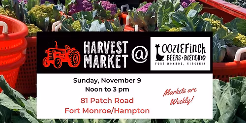 November 9 Harvest Market at Oozlefinch