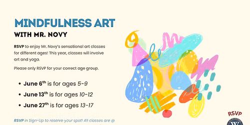 Mindfulness Art with Mr. Novy