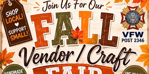 Fall Vendor \/ Craft Fair