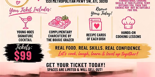 Young Hoes Cook & Sip Classes