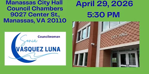 Manassas City Council Budget Session 29APR26 5:30 PM