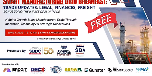 Smart Manufacturing Grid Breakfast