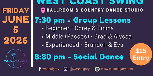 West Coast Swing Dance Party!