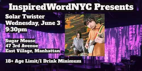 InspiredWordNYC Presents Solar Twister at Sugar Mouse