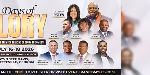 3 Days of Glory - Ancients Gates Open For The King of Glory To Come In!