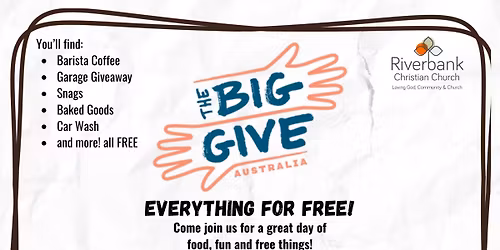 The Big Give @ Riverbank 2025