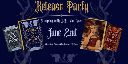 Signing and Meet & Greet Event with L.E. Van Veen | RELEASE PARTY
