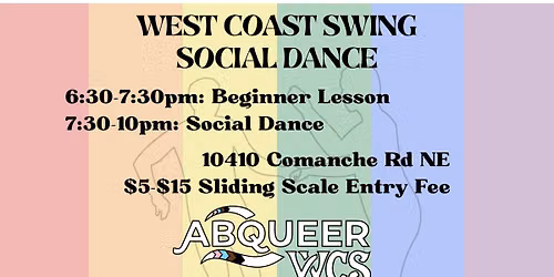 Queer West Coast Swing @ Peace, Love, Space