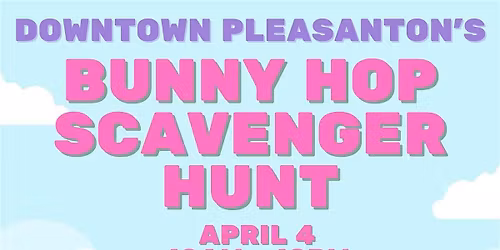 Bunny Hop Scavenger Hunt + Free Bunny Photos!