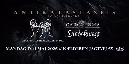 Abyssal (uk) + Carcinoma (uk) + Landskn\u00e6gt (dk) @ K\u00e6lderen Jagtvej 65