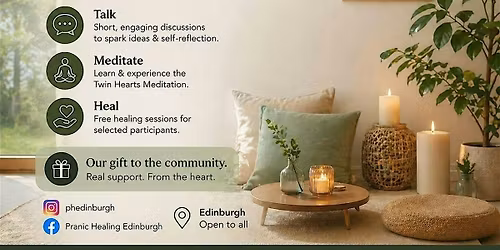 Wellbeing Evenings: Talk, Heal, Meditate