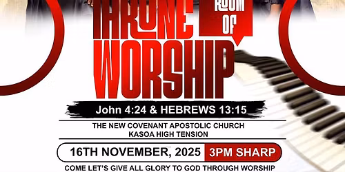 THE THRONE ROOM OF WORSHIP 2025 EDITION.