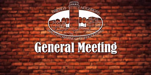 Waldo Neighborhood General Meeting at Waldo Public Library