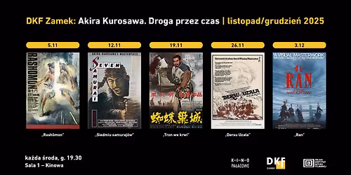 DKF Zamek: Akira Kurosawa. Droga przez czas | listopad\/grudzie\u0144