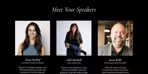 Your 2026 Game Plan: A Strategy Experience for High Performers