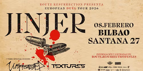 Route Resurrection: Jinjer (Bilbao, 2026)