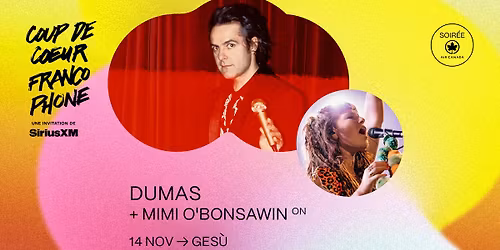 DUMAS - piano voix diapos + Mimi O'Bonsawin | CCF25