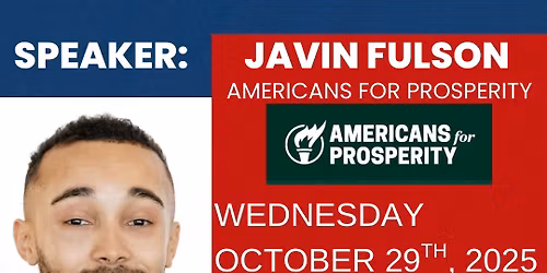 October Lunch with Javin Fulson (Americans for Prosperity)