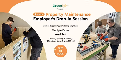 Greenlight Proper Maintenance Employer's Drop In Sessions (Bristol)
