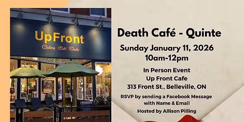 Death Cafe - Quinte January 2026 Event