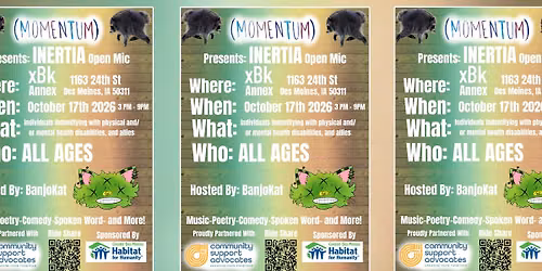  INERTIA OPEN MIC at the xBk Annex \/\/ FREE!