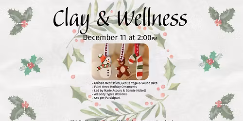 Clay & Wellness: Ornament painting