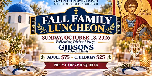 Fall Family Luncheon