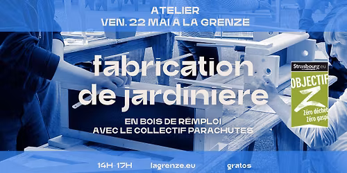 \ud83e\udeb4\u200b Atelier fabrication de jardini\u00e8res en bois de r\u00e9emploi \u00e0 La Grenze