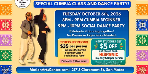 Celebrate Hispanic Heritage Month Dancing Cumbia!