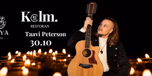 K\u00fc\u00fcnlavalgel kontsert\u00f5htus\u00f6\u00f6k koos Taavi Petersoniga