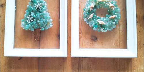 Resin and Glass Christmas Art