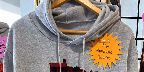 Minnesota Appliqu\u00e9 Hoodie Class