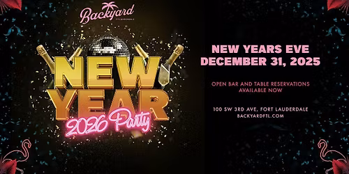 New Years Eve at the Backyard