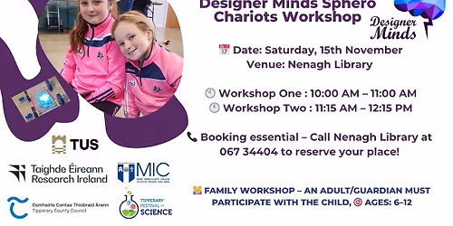 Ready, Set, Sphero! Race into Science Week at Nenagh Library