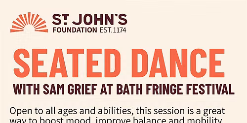 Seated Dance with Sam Grief at Bath Fringe Festival