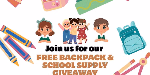 Free Backpack & School Supply Giveaway