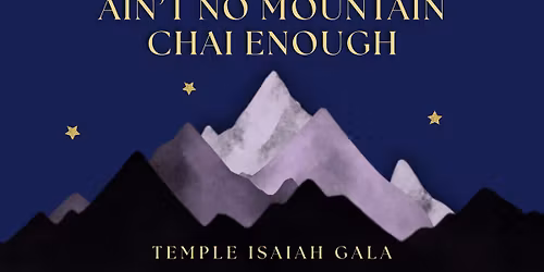 Temple Isaiah Gala Honoring Rabbi Nicki Greninger and Rabbi Alissa Miller