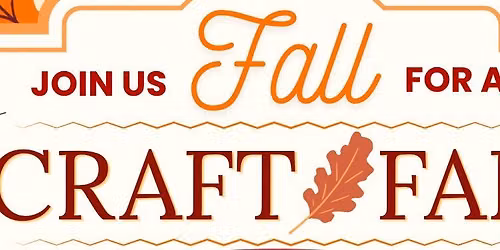 SICM Annual Fall Craft\/Vendor Event