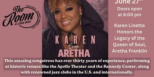 Karen Linette sings ARETHA