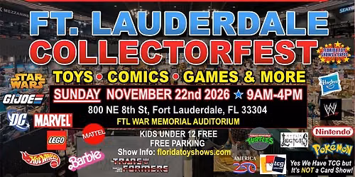 Fort Lauderdale Collectorfest 2027 - Fall
